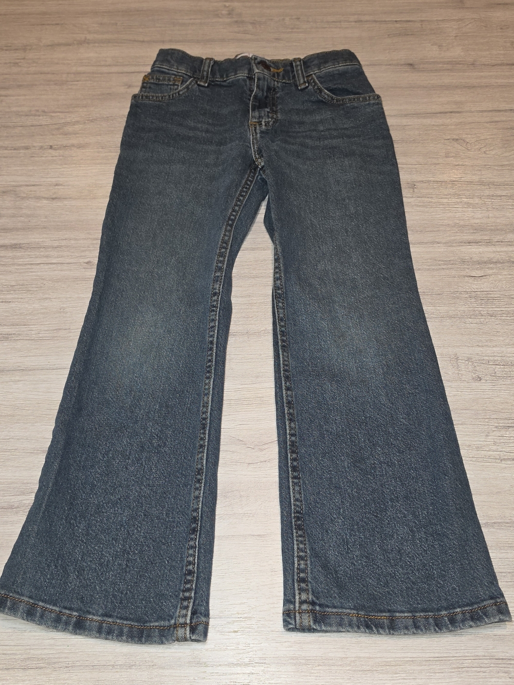 Wrangler Bootcut Denim Adjustable Waist Jeans Youth Blue Boys Size 8 Slim
